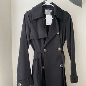 ASOS black trench coat